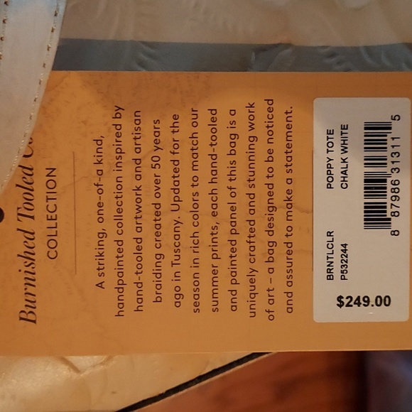 Patricia Nash Poppy Tote..NWT - Picture 8 of 8